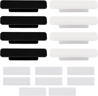 Juibao 8 db öntapadós ajtófogantyú szett üvegajtóhoz és szekrényhez 1