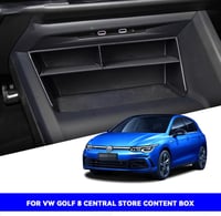 JULIK VW Golf 8 MK8 GTI GTD GTE 2020-2024 középkonzol és kartámasz tároló szett 2