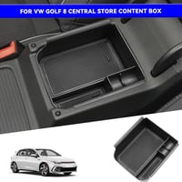 JULIK VW Golf 8 MK8 GTI GTD GTE 2020-2024 középkonzol és kartámasz tároló szett 5