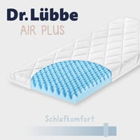 Julius Zöllner Dr. Lübbe Air Plus madrac za kolijevku pravokutnog oblika 90x40 cm, bijeli dječji madrac 3