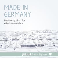 Julius Zöllner Dr. Lübbe Premium 82x47 cm Bölcsőmatrac - Újszülötteknek, Német Gyártás 8