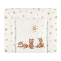 Prebaľovacia podložka Julius Zöllner Softy Foil Foxies – rozmery 85x75 cm, mäkká prebaľovacia podložka pre bábätká s vodoodolným povrchom 1