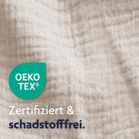 Dojčiaci vankúš Julius Zöllner mušelínový | Tehotenský vankúš, vankúš na spanie na boku a polohovací vankúš v jednom | 100 % bavlna, Oeko-TEX Standard 100 | Biely 6