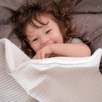 Zimska dekica Julius Zöllner od waffelpiquéa i teddy materijala, 70x100 cm, Seashell, 100% pamuk, OEKO-TEX Standard 100, proizvedeno u Njemačkoj 4