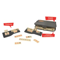 Kompaktná spoločenská hra Rummikub Original od Jumbo – Klasické cestovné vydanie pre celú rodinu – JUM03942 3