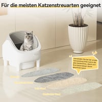 JUMMICO Samočistiaca toaleta pre mačky XXL, 12 l, pre mačky do 15 kg, ovládanie cez aplikáciu, 15-dňová nepretržitá prevádzka, elektrický automatický záchod pre viac mačiek 8