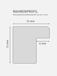 Ramă foto JUNOMI 50x70 cm din lemn alb, ramă pentru postere, suport de perete pentru tablouri 6