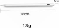Junweier aktív stylus toll Redmi Pad/Pro/Pro 5G/2 Pro/SE tablethez, töltöthető 7