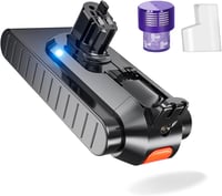 JUNWOOD 25.2V 7.0Ah Dyson V11 V15 Porszívó Akkumulátor Csere Kompatibilis 1