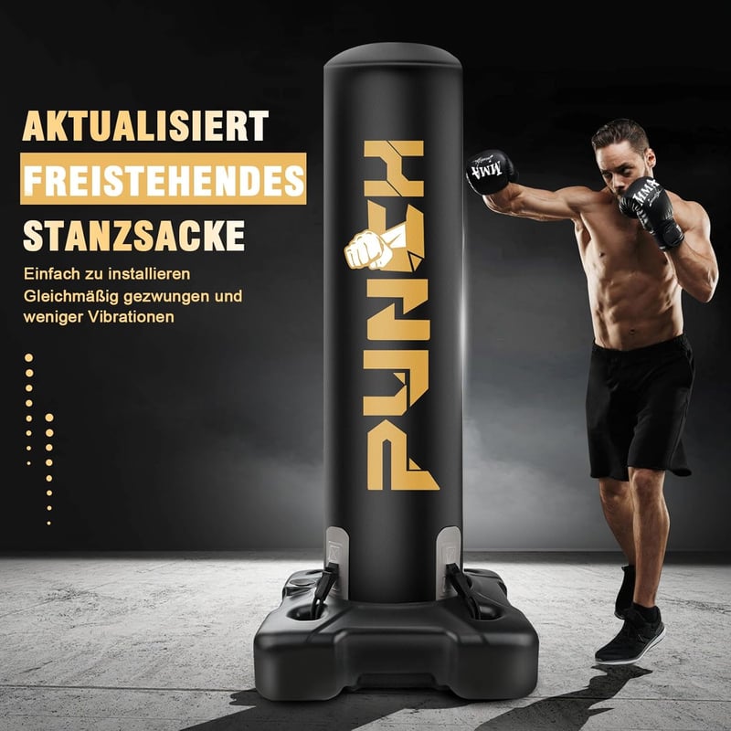 JUOIFIP Álló Boxzsák Kesztyűvel Felnőtteknek és Gyerekeknek