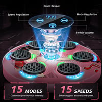 JUOIFIP Bluetooth Ütőgép Falra Szerelhető Zenés Boxzsák 15 Fokozat 3
