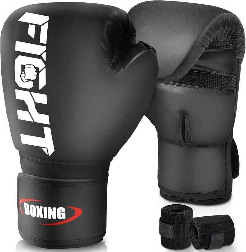 JUOIFIP Boxkesztyű Muay Thai Kickboxing Sparring 12oz 14oz 16oz