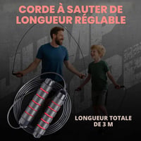 JUOIFIP felfújható gyerek bokszzsák készlet pumpával és ugrókötéllel, 165 cm - fekete/piros 8
