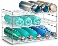 JUPELI Stackable Palackrendező Hűtőbe, Állítható Üvegtartó Szekrénybe és Munkalapra 9