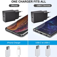 JupptElectronics 15W USB-C gyors töltő Samsung Galaxy készülékekhez - 2 db 3