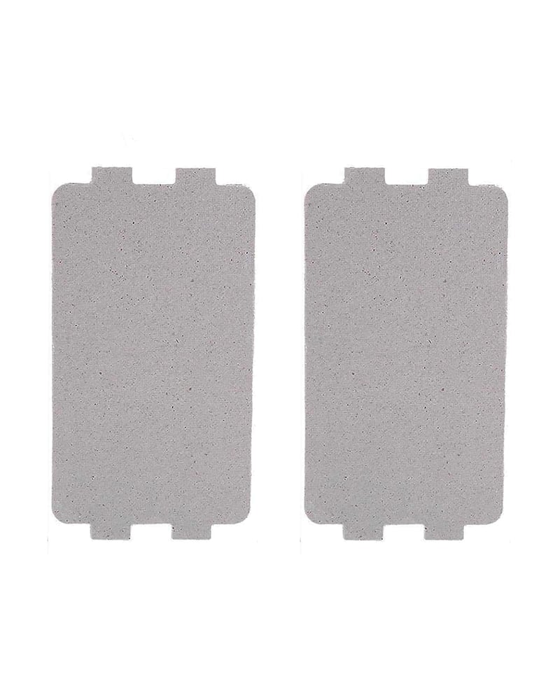 Juqumty sľudové doštičky do mikrovlnnej rúry 11,5 x 6,5 cm, žiaruvzdorný kryt vlnovodu, náhradný diel, 2 ks