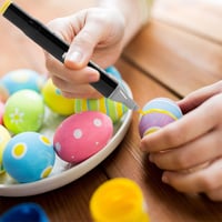 Jusialii 24 db függeszthető húsvéti tojás festéshez és dekorációhoz 4