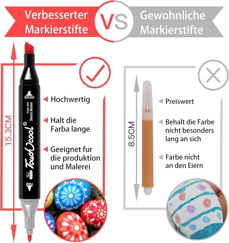 Jusialii 24 db függeszthető húsvéti tojás festéshez és dekorációhoz