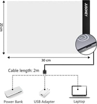 JUSONEY A4 LED Rajzlap Dimmer Funkcióval - 5D Gyémántfestéshez USB Táplálás Állvánnyal 4