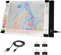 JUSONEY A4 LED Rajzlap Dimmer Funkcióval - 5D Gyémántfestéshez USB Táplálás Állvánnyal 1