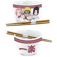 Just Funky Naruto Ramen zdjela 470 ml – Bez štapića za jelo, s izblijedjelim uzorkom – Za ljubitelje animea (Nepotpuno (stanje: vidi 2. sliku)) 7