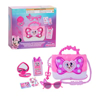 Súprava kabelky Disney Junior Minnie Mouse Bowfabulous od Just Play, 7-dielna, so svetelnými a zvukovými efektmi, kostýmová hra, detská hračka od 3 rokov 7