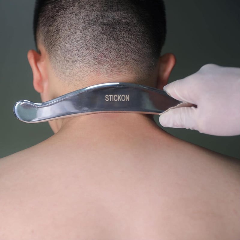 JustSun Gua Sha Masszázs Eszköz Rozsdamentes Acél IASTM Terápia Fájdalomcsillapítás M