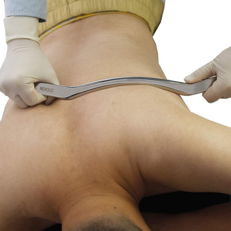 JustSun Gua Sha Masszázs Eszköz Rozsdamentes Acupuncture Terápia Izomfájdalom Enyhítéshez