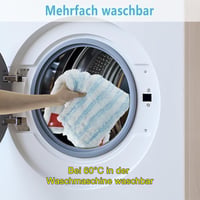 JUYLTOOL 4 db Mikroszálas Felmosófej Leifheit Profi XL Kompatibilis - Padlótisztító Csere Mop 42 cm Széles, Minden Padlótípushoz, Mosógépben 2