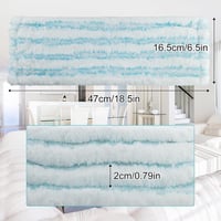 JUYLTOOL 4 db Mikroszálas Felmosófej Leifheit Profi XL Kompatibilis - Padlótisztító Csere Mop 42 cm Széles, Minden Padlótípushoz, Mosógépben 3
