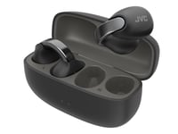 JVC HA-NP1T-B NearPhones True Wireless slušalice s dizajnom nakita, Bluetooth 5.3, višestruka povezanost, baterija od 24 sata, brzo punjenje, aplikacija - crne 3
