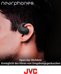 JVC Nearphones HA-NP35T-B True Wireless fülhallgató nyitott fülre, IPX4, 17 óra - fekete 3