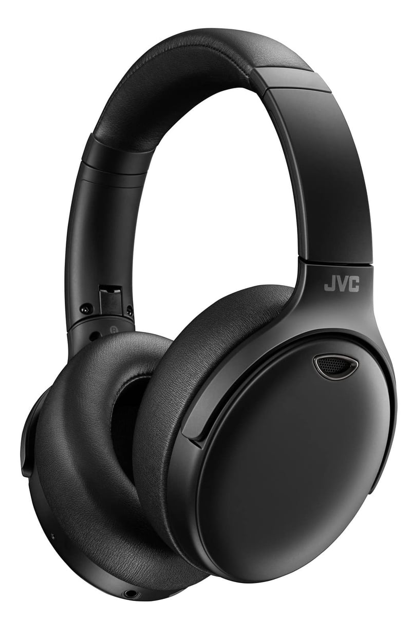 Hybridné Bluetooth 5.1 slúchadlá JVC HA-S100N – s potlačením hluku, kompatibilné s Hi-Res, čierne
