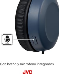 JVC HA-S31M-A vezetékes on-ear fejhallgató mikrofonnal - kék 5