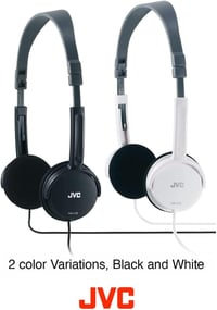 JVC könnyű fejhallgató fekete vezetékes audio - One size, Minimalist 3