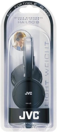 JVC könnyű fejhallgató fekete vezetékes audio - One size, Minimalist 5