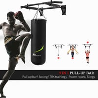 JX FITNESS Fali Húzódzkodó Rúd TRX Edzéshez, Rozsdamentes Acél Multifunkciós Edzőrúd 2