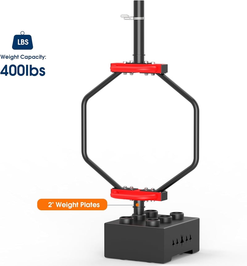 JX FITNESS Olimpiai Trap Bar 2 Inches Hexagon Súlyemelő Rúd 180 kg Terhelhetőség