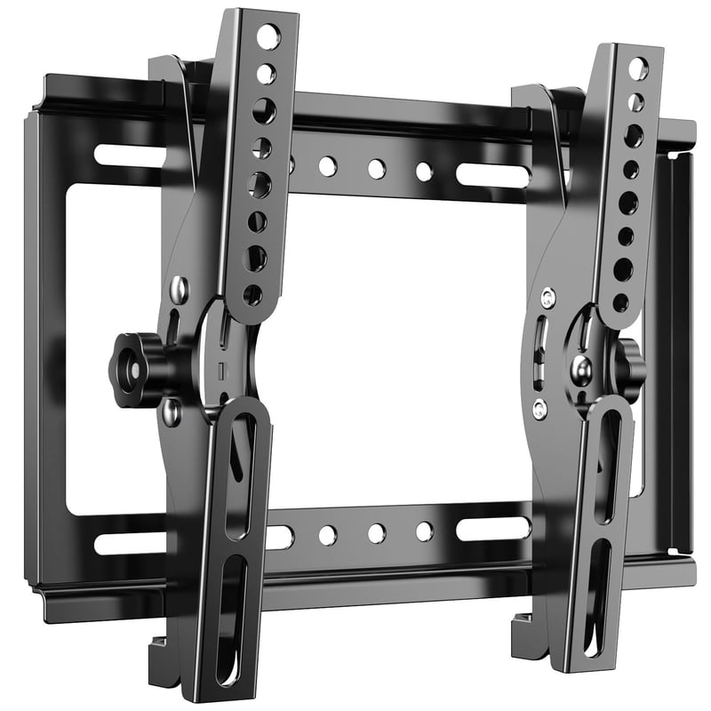 Suport TV de perete înclinabil JXMTSPW pentru ecrane de 14-42 inch, suport monitor, VESA max 200x200 mm, capacitate de încărcare max 25 kg