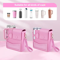 JYPS Stanley Cup táska 40oz-hez, vízálló crossbody táska telefonfiókal és verstellhető pánttal 2