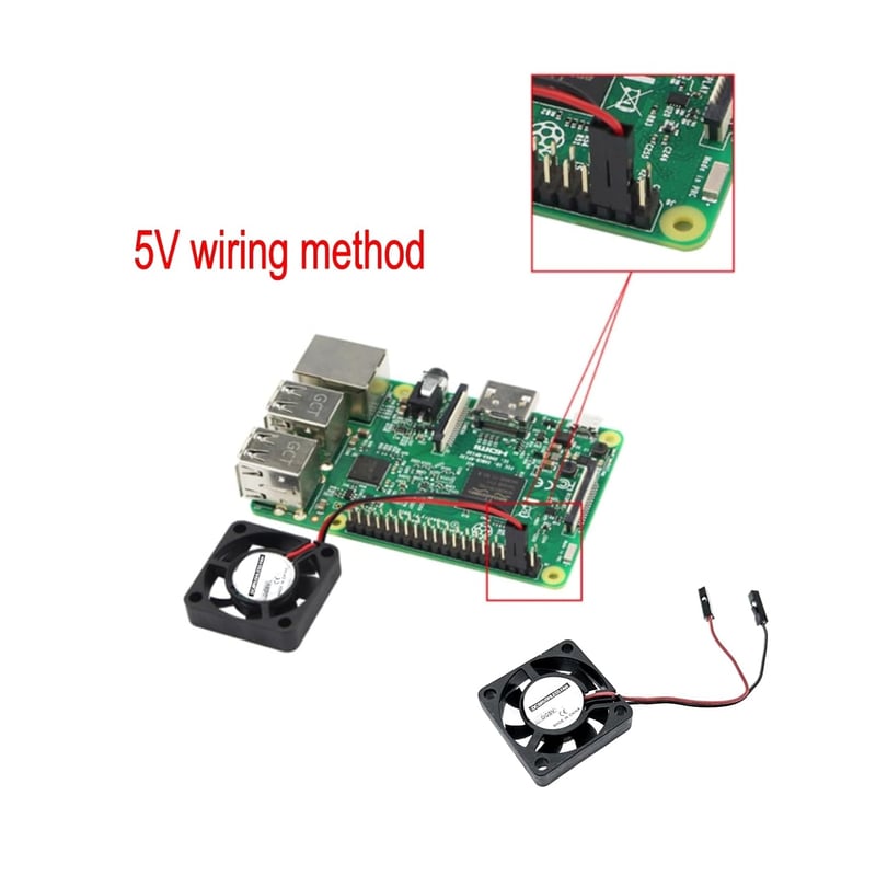 JZK 2db 30x30mm 5V Mini Ventilátor Kábellel - Csendes 3D Nyomtató Hűtőventilátor Szerverhez, Routerhez, Hálózati Eszközökhöz