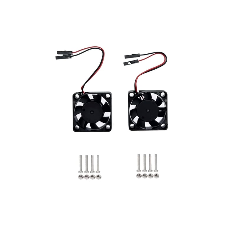 JZK 2db 30x30mm 5V Mini Ventilátor Kábellel - Csendes 3D Nyomtató Hűtőventilátor Szerverhez, Routerhez, Hálózati Eszközökhöz