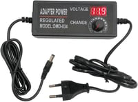JZK 3-12V 5A Digitális Kijelzős Szabályozható Tápegység 60W AC/DC Konverter 9