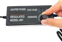 JZK 3-12V 5A Digitális Kijelzős Szabályozható Tápegység 60W AC/DC Konverter 5