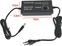 JZK 3-12V 5A Digitális Kijelzős Szabályozható Tápegység 60W AC/DC Konverter 6