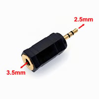 Adaptér JZK stereo jack 3,5 mm zásuvka – 2,5 mm konektor 2