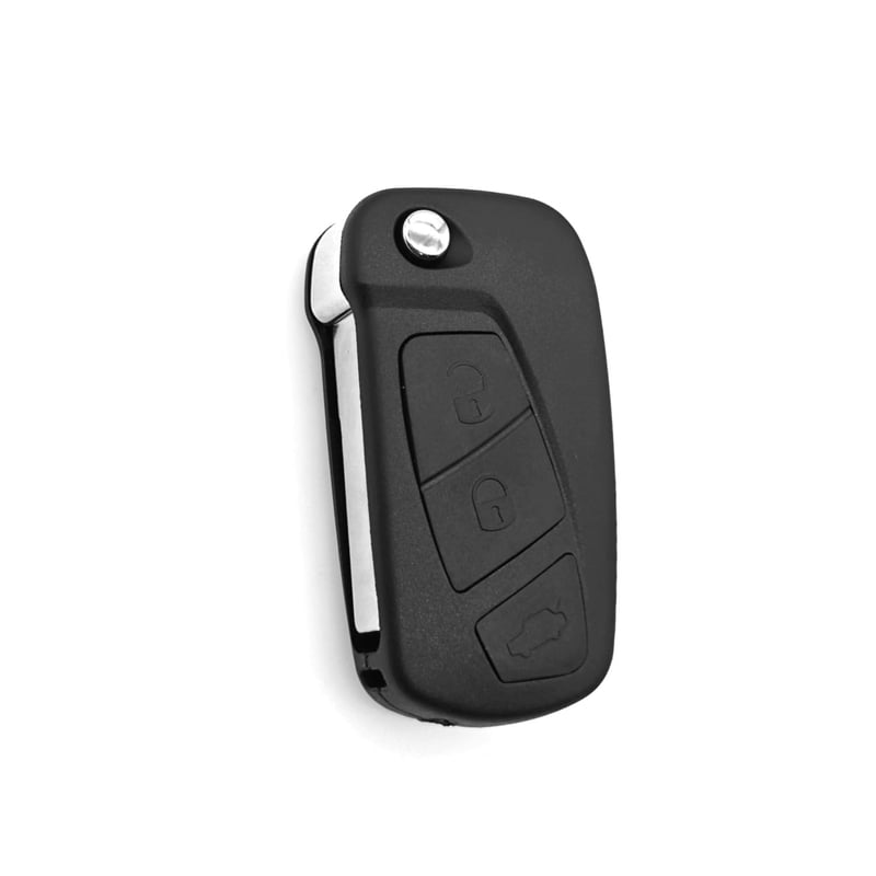 Náhradný obal autokľúča s 3 tlačidlami pre Ford KA MK2 2008-2016, kryt diaľkového ovládača s nevybrúsenou čepeľou SPI22