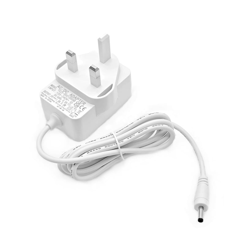 Sieťová nabíjačka JZK 5V 1A pre video pestúnku Babysense HDS2 – náhradný AC-DC adaptér, biely