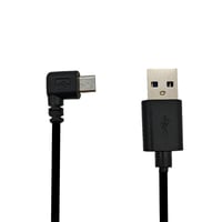 JZK TomTom GPS töltő - 90°-os Micro USB kábel - Go 40/50/60/400–620/820 Live/5000–6000 4