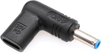 JZK USB-C to DC 4.5x3.0mm adapter HP laptophoz, 20V PD töltő konverter 1